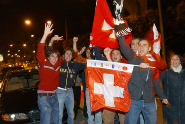 Lugano nazionale Svizzera di calcio alla CM 2006
