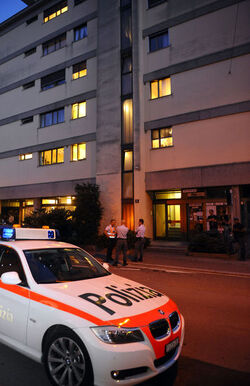 Lugano aggressione in via Giovanni Ferri Lugano aggressione in via Giovanni Ferri