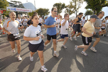 Podismo partenza Stralugano 10 km