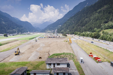 Ambr&igrave; Piotta cantiere nuova pista della Valascia