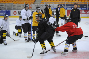 Hockey HC Lugano Ladies Team primo allenamento
