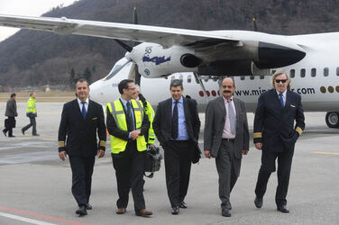 Agno primo volo di qualifica di Minoan Air a Lugano Airport