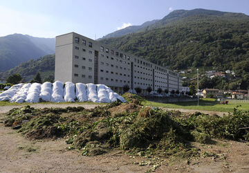 Monte Carasso deposito vegetali compostaggio