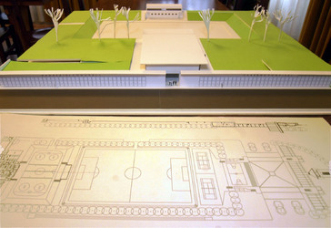 Faido modellino nuovo centro comunale