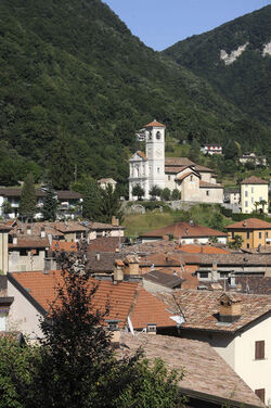 Arogno veduta paese