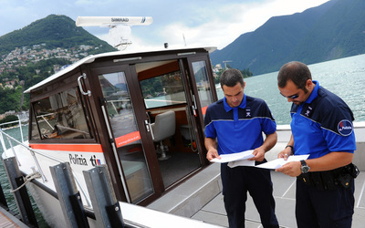 Lugano polizia lacuale