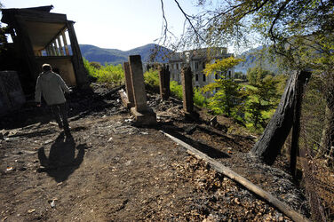 Agra incendio ex sanatorio