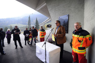 Airolo 10&deg; anniversario commemporazione incidente galleria del San Gottardo