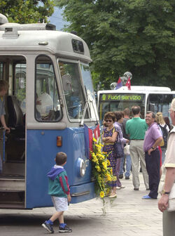 Lugano commiato dai vecchi filobus cittadini