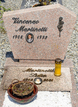 Brissago cimitero dove verrà posta Nella Martinetti Brissago cimitero dove verrà posta Nella Martinetti