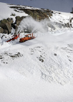 Passo della Novena sgombero neve