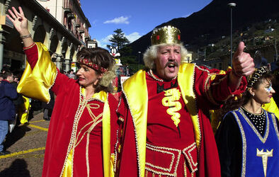 Bellinzona corteo mascherato dei bambini