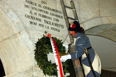 Lugano commemorazione Moti di Lugano 
