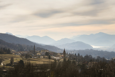 Capriasca nuclei paesi localit&agrave; paesaggio