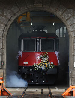 Bellinzona presentazione locomotiva Re420 ammodernata Bellinzona presentazione locomotiva Re420 ammodernata