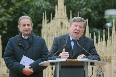 Melide inaugurazione modellino in scala LAC
