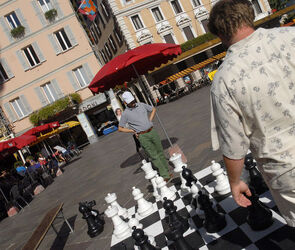 Lugano scacco in piazza Lugano scacco in piazza