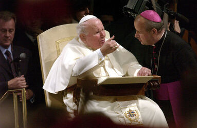 Berna Papa Giovanni Paolo II in visita in Svizzera