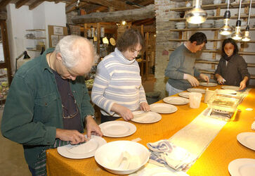 Riva San Vitale ceramiche Atelier laboratorio La Linea