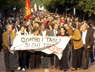 Bellinzona manifestazione Partito Socialista