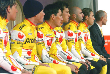 Ciclismo presentazione Saunier Duval Prodir Ciclismo presentazione Saunier Duval Prodir