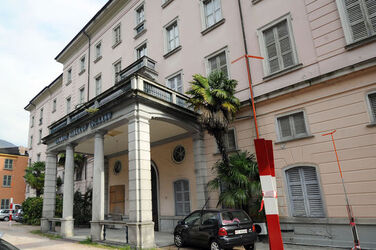 Muralto modine all albergo Gran Hotel